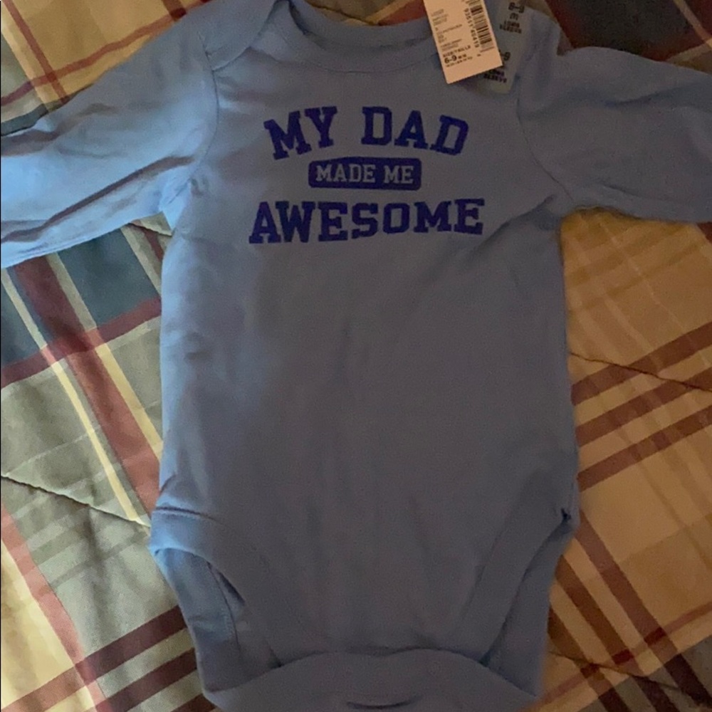 The children’s place baby boy long sleeve onesie